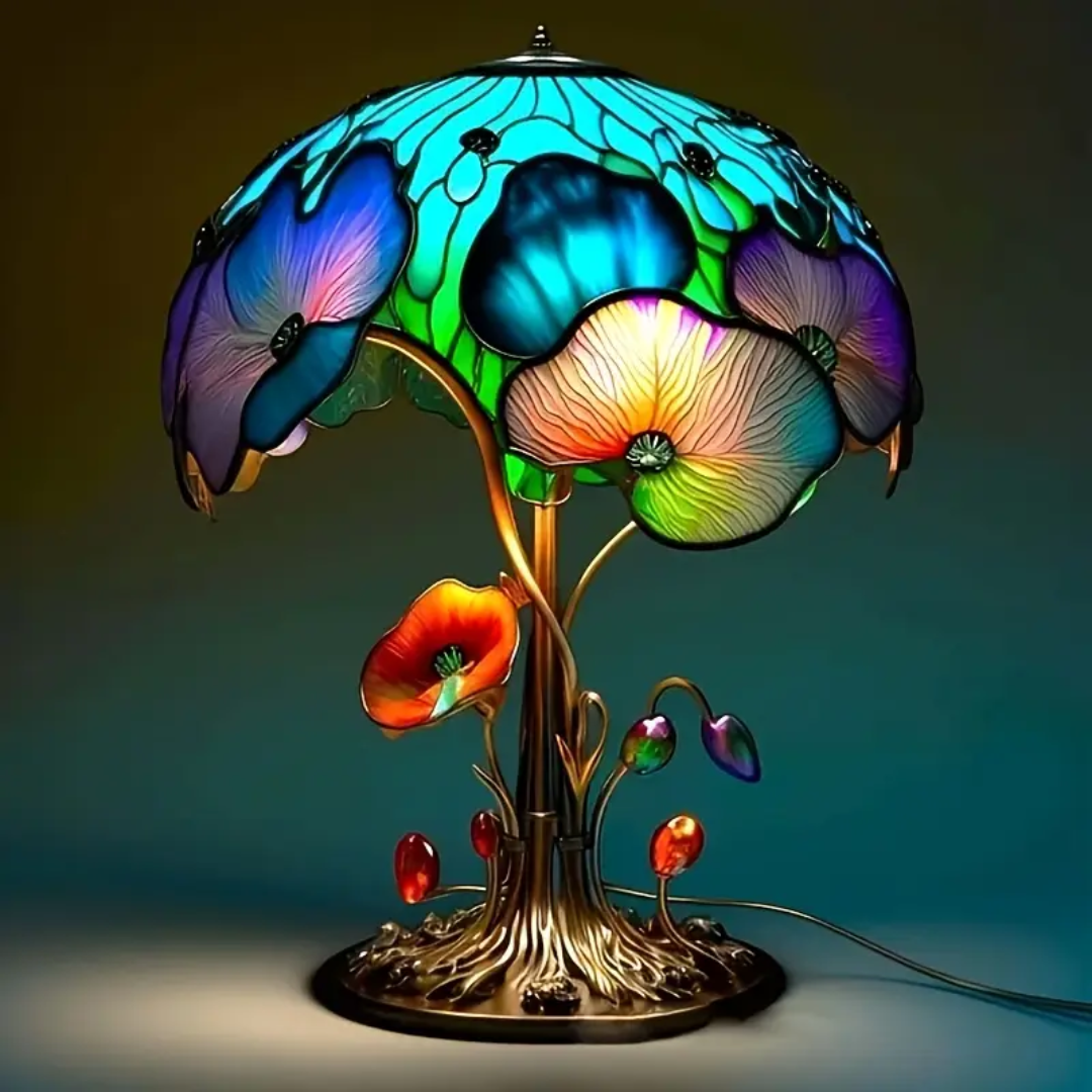 Boho Chic Paddenstoel Bloem Lamp