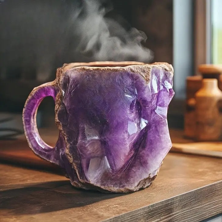 Kristal-Infused Mineraal Koffiemokken
