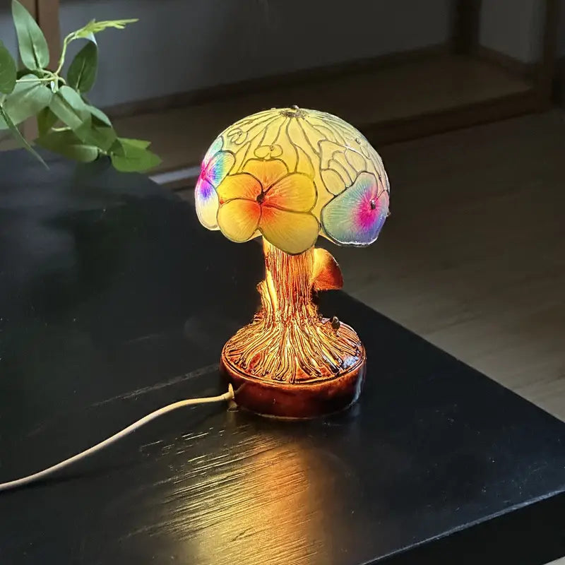Boho Chic Paddenstoel Bloem Lamp